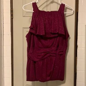 Sparkly Burgundy Dress